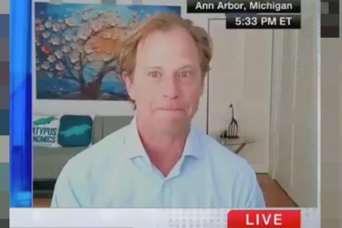 CNN Guest Continues Interview After Swallowing Fly On-Air CNN Guest Continues Interview After Swallowing Fly On-Air
