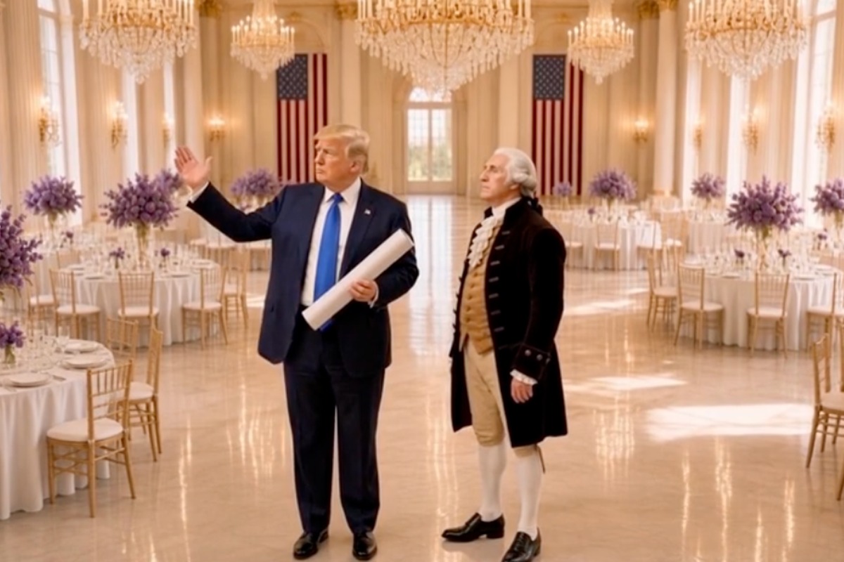Trump Shares AI-Generated Images Featuring George Washington