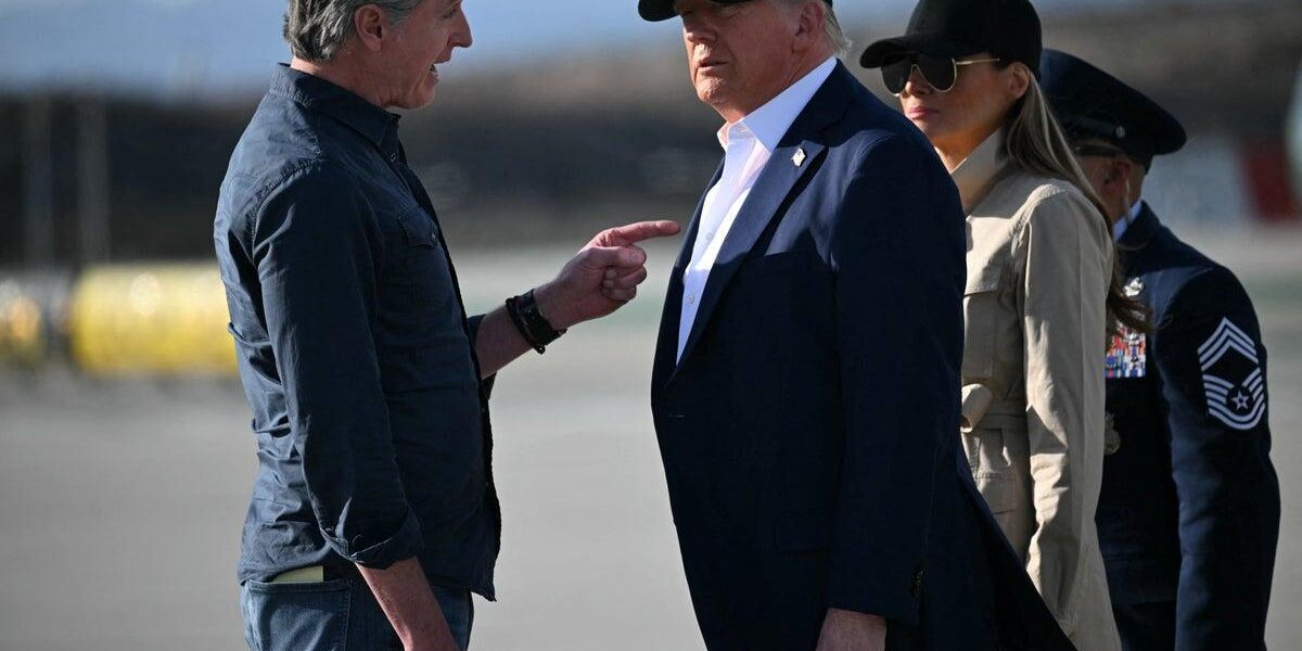 Trump’s California Visit Targets Newsom Amid Political Tensions