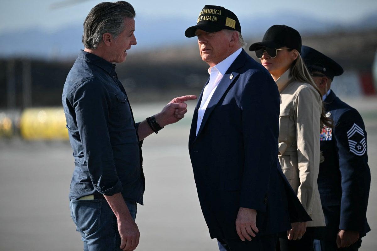 Trump’s California Visit Targets Newsom Amid Political Tensions