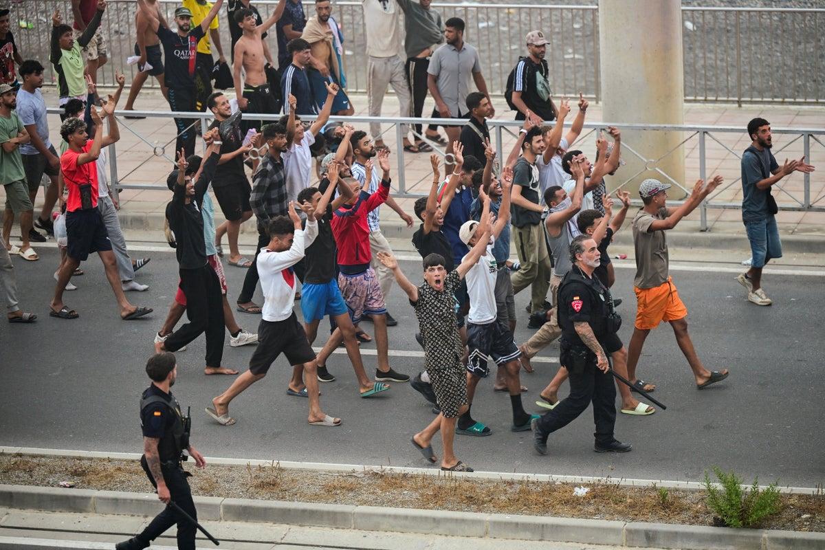 Ceuta Crisis: Spain Deploys Troops as 60,000 Migrants Enter Enclave Ceuta Crisis: Spain Deploys Troops as 60,000 Migrants Enter Enclave