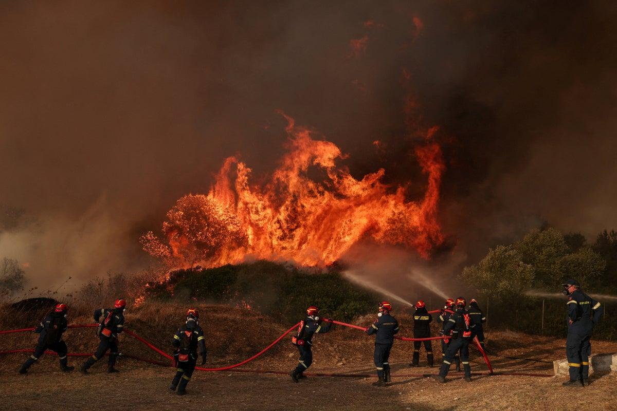 Greece Wildfires: Thousands Evacuated as Flames Rage for Fifth Day