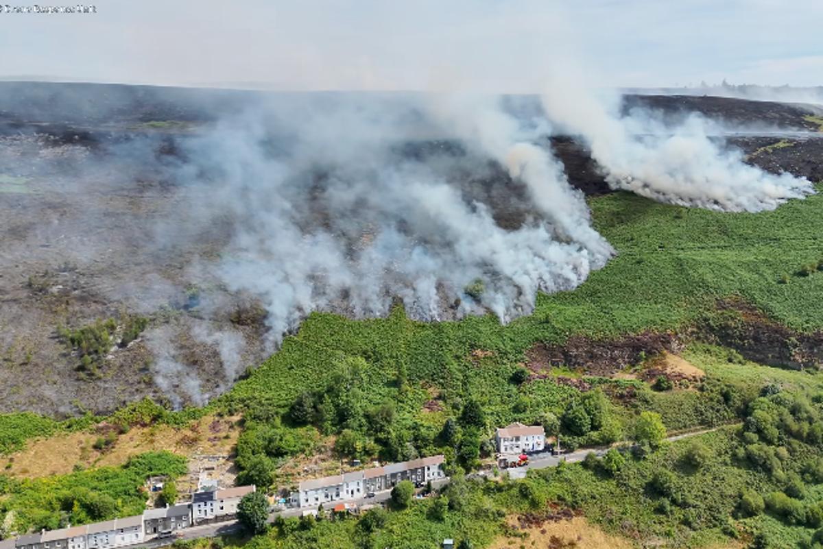 Wales Wildfire: Major Incident Declared as Crews Battle Blaze