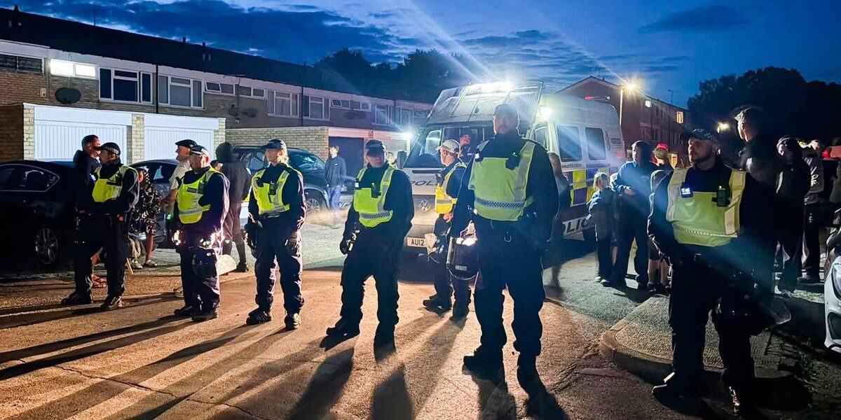 Asylum Seekers Evacuated Amid Third Night of Thetford Unrest