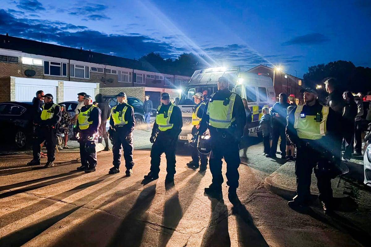 Asylum Seekers Evacuated Amid Third Night of Thetford Unrest