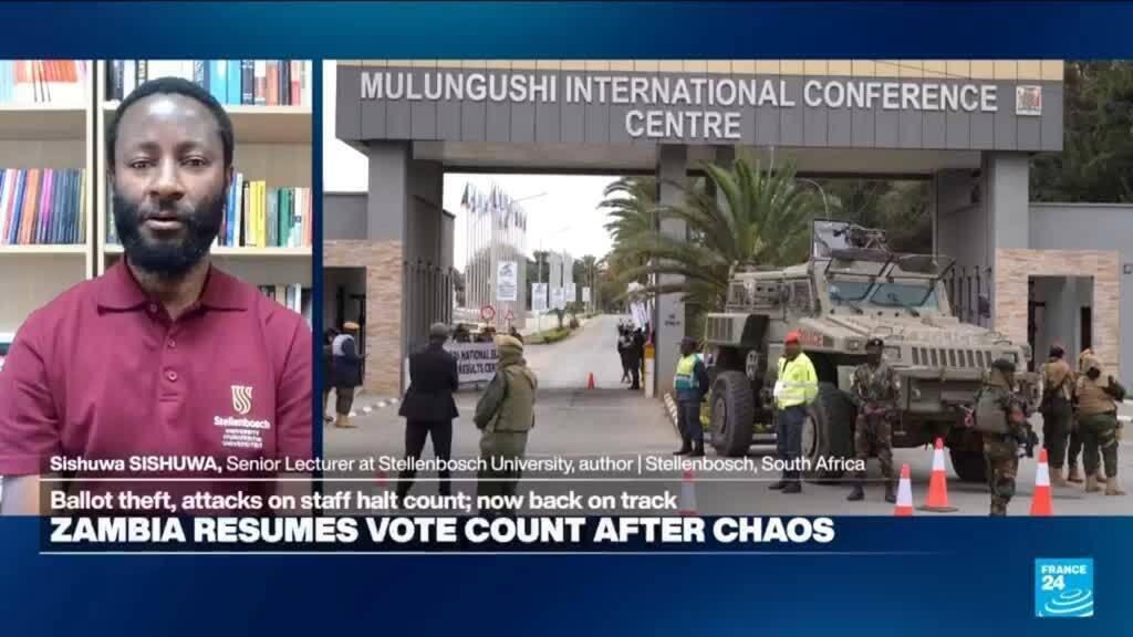 Zambia Resumes Vote Counting Amid Violence and Ballot Theft