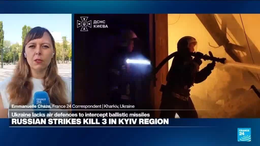 Three Killed in Russian Missile Strikes Near Kyiv Amid Zelensky’s Serbia Visit