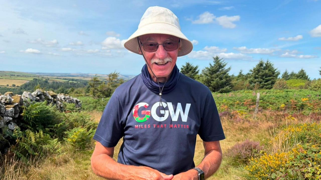 Cancer Survivor John Eryl Parry Completes 460-Mile Charity Walk Cancer Survivor John Eryl Parry Completes 460-Mile Charity Walk