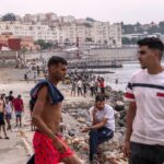 Moroccan Migrants Risk All in Mass Swim to Spanish Territory Moroccan Migrants Risk All in Mass Swim to Spanish Territory