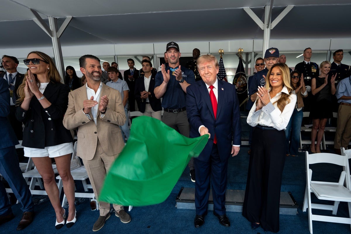 Trump Family and Inner Circle Attend Freedom 250 Grand Prix Trump Family and Inner Circle Attend Freedom 250 Grand Prix