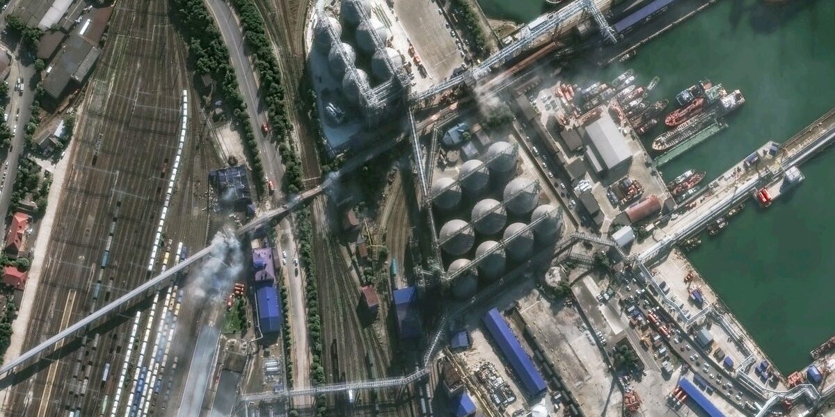 Ukrainian Drone Strikes Major Russian Oil Refinery, Sparking Fire