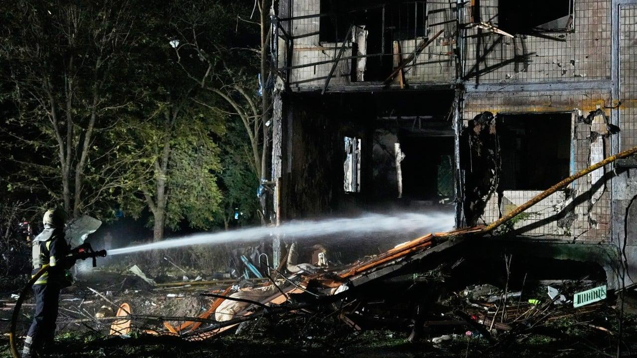 Four Killed in Russian Strikes on Kyiv as Zelensky Seeks Patriot Missiles Four Killed in Russian Strikes on Kyiv as Zelensky Seeks Patriot Missiles