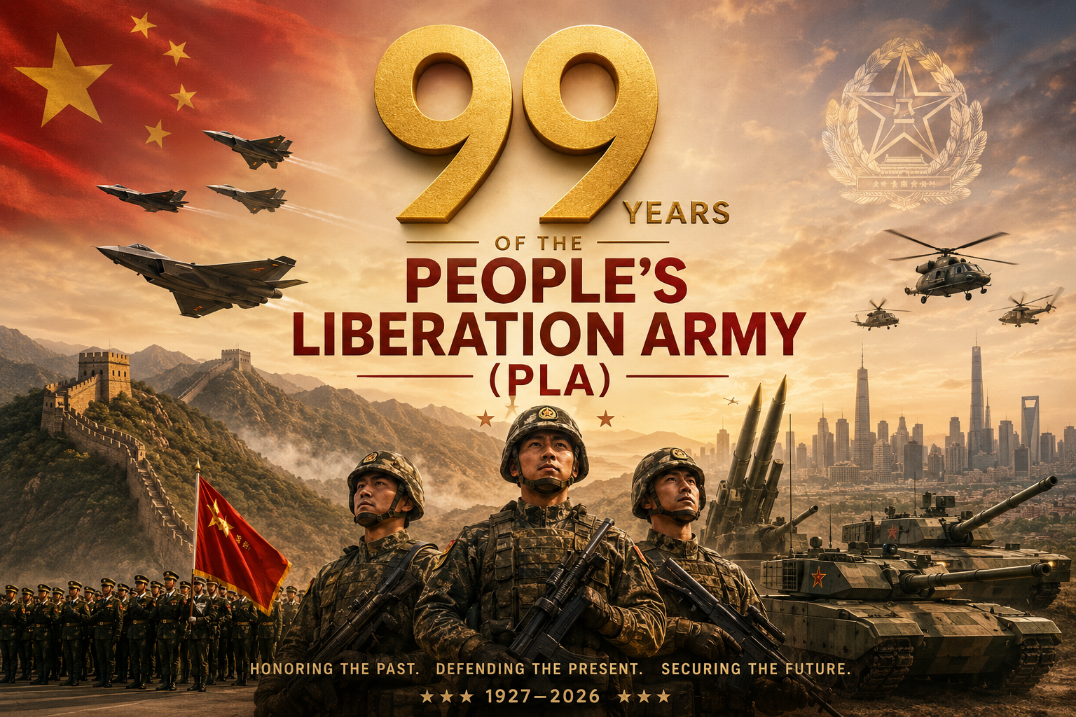 99 Years of the People’s Liberation Army (PLA) 99 Years of the People’s Liberation Army (PLA)