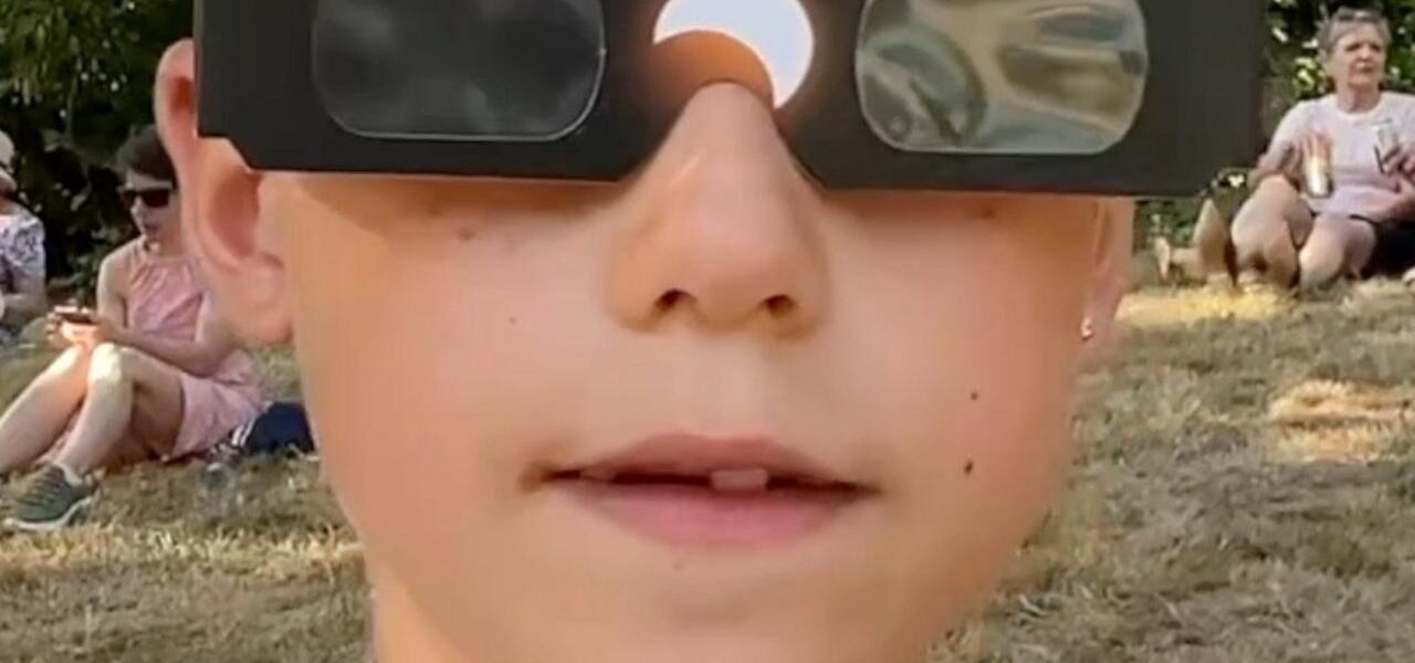 Eight-Year-Old Jacob Experiences Historic Solar Eclipse Eight-Year-Old Jacob Experiences Historic Solar Eclipse
