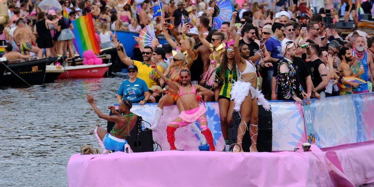 Amsterdam Pride Festival: Thousands Gather for Annual Boat Parade Amsterdam Pride Festival: Thousands Gather for Annual Boat Parade