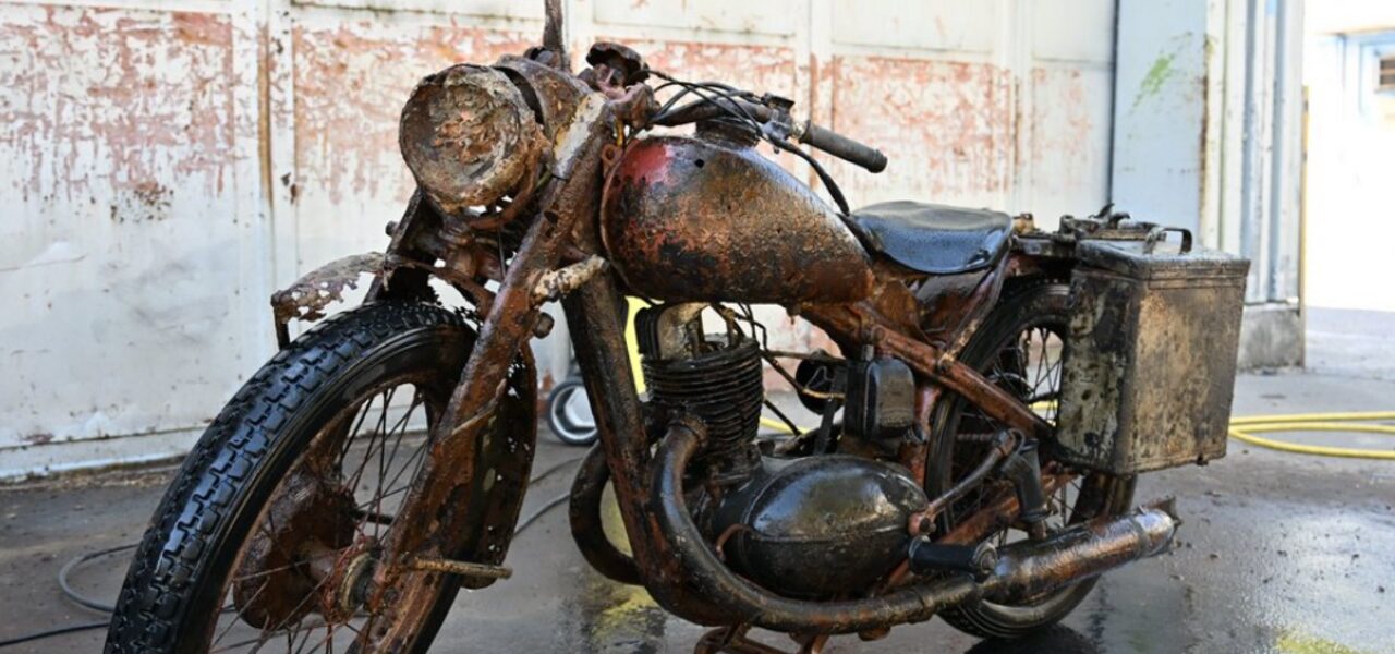 Danube River Reveals WWII Soldiers and Motorcycle Amid Low Water Levels