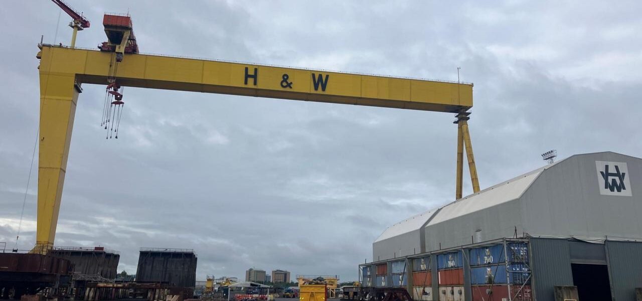 Harland & Wolff Cranes Undergo Major Refurbishment Ahead of Defence Contract Harland & Wolff Cranes Undergo Major Refurbishment Ahead of Defence Contract