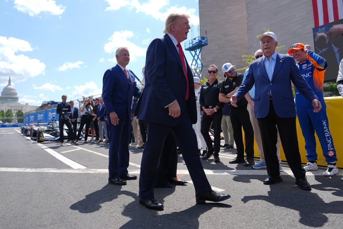Trump Attends Freedom 250 Grand Prix in Washington
