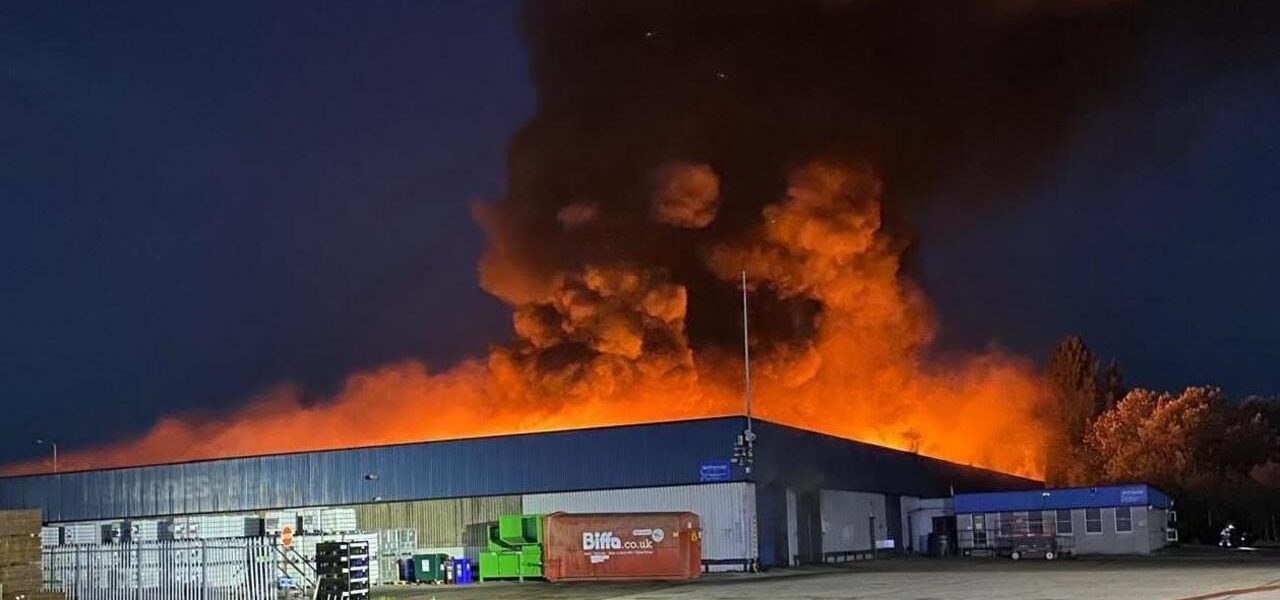 Emergency Services Battle Early Morning Warehouse Fire