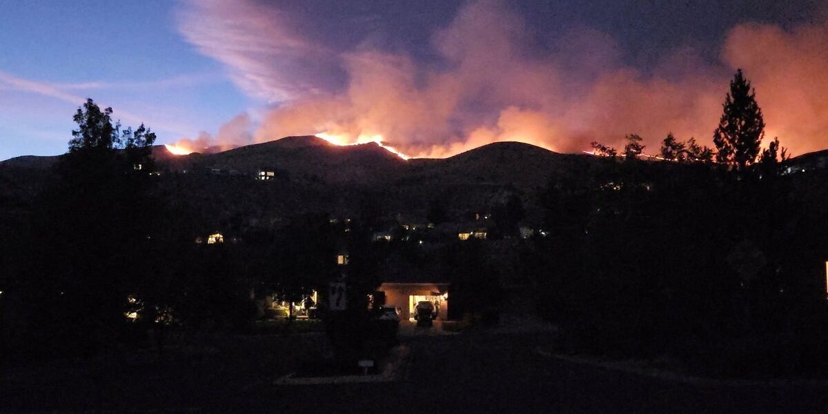Human-Caused Wildfire Forces 90,000 Nevadans to Evacuate