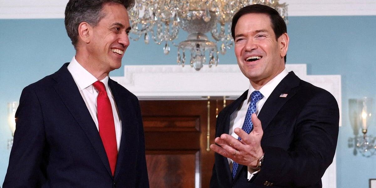 Ed Miliband Confronted on Past Criticism of Donald Trump During Washington Talks Ed Miliband Confronted on Past Criticism of Donald Trump During Washington Talks