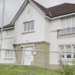 Police Investigate Car Crash into House in Glasgow Suburb Police Investigate Car Crash into House in Glasgow Suburb