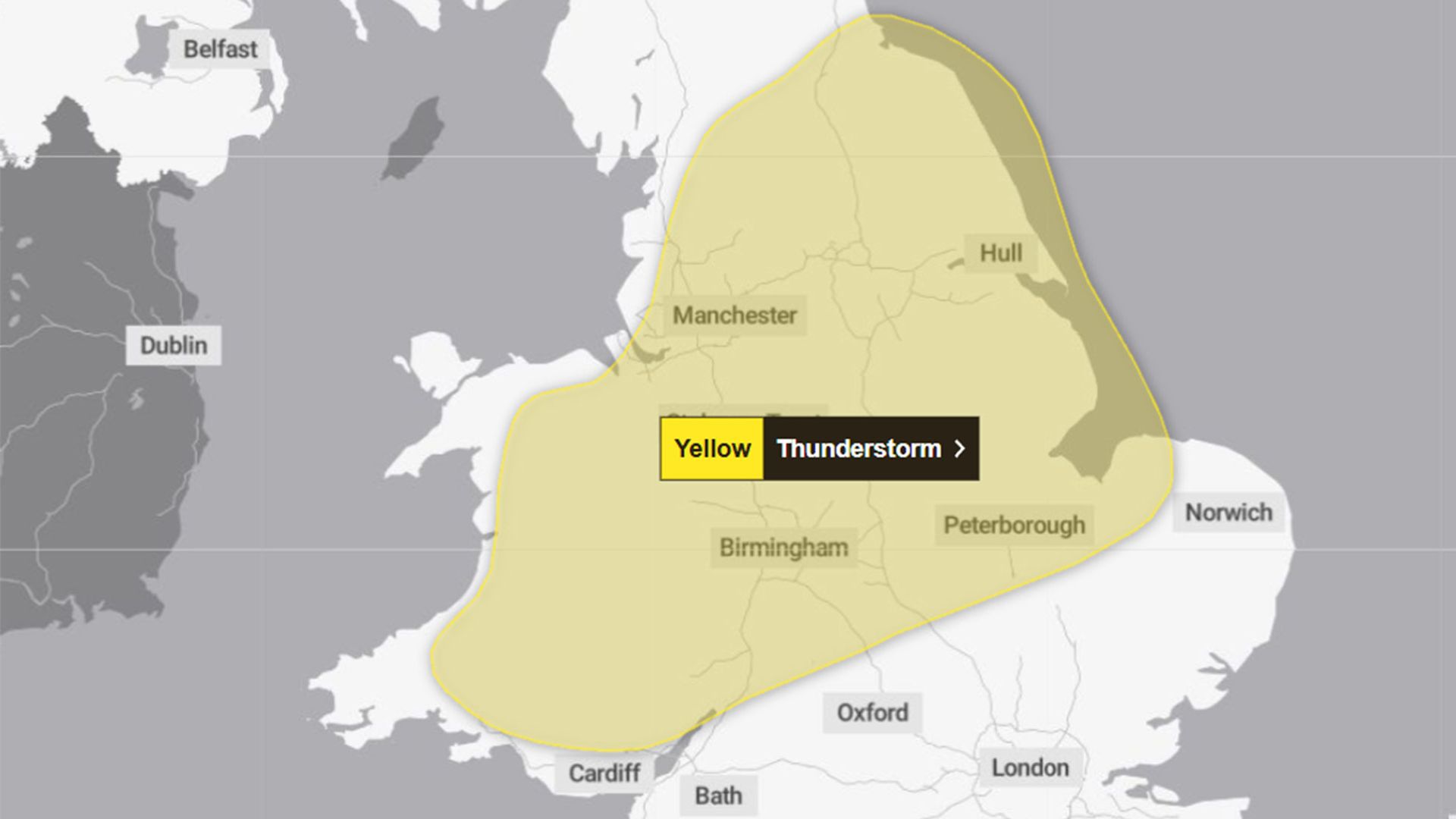 Urgent Yellow Alert: Thunderstorms Threaten Flooding and Travel Chaos in England and Wales Urgent Yellow Alert: Thunderstorms Threaten Flooding and Travel Chaos in England and Wales