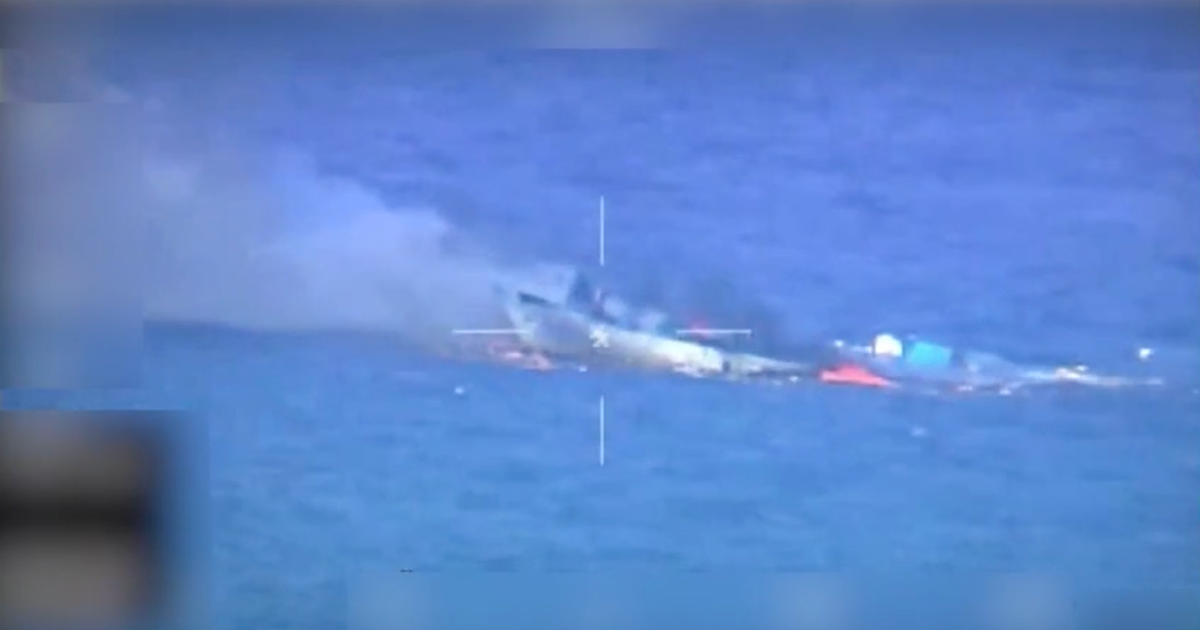U.S. and Ecuadorian Forces Sink Alleged Drug-Trafficking Refueling Ship in Pacific U.S. and Ecuadorian Forces Sink Alleged Drug-Trafficking Refueling Ship in Pacific