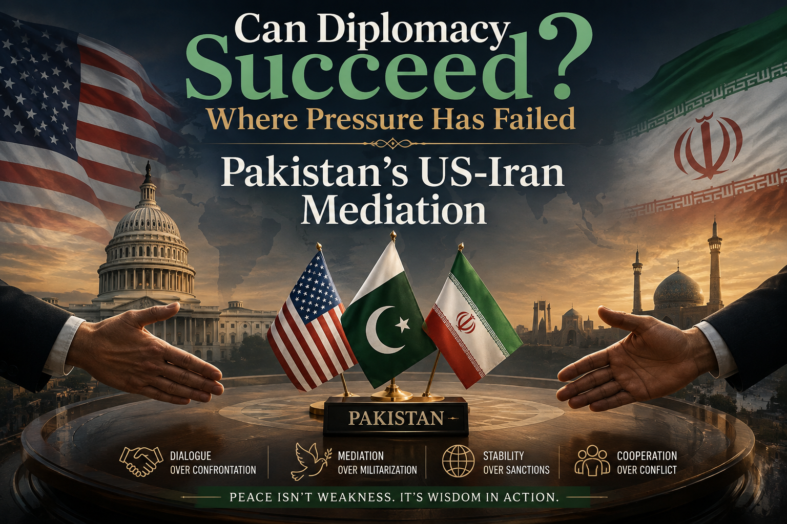 Can Diplomacy Succeed Where Pressure Has Failed? Pakistan’s US-Iran Mediation Can Diplomacy Succeed Where Pressure Has Failed? Pakistan’s US-Iran Mediation
