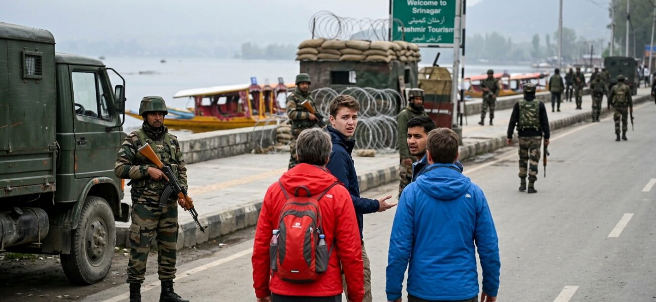 Kashmir Tourism Under Military Shadow as Tourists Question Heavy Militarization Kashmir Tourism Under Military Shadow as Tourists Question Heavy Militarization