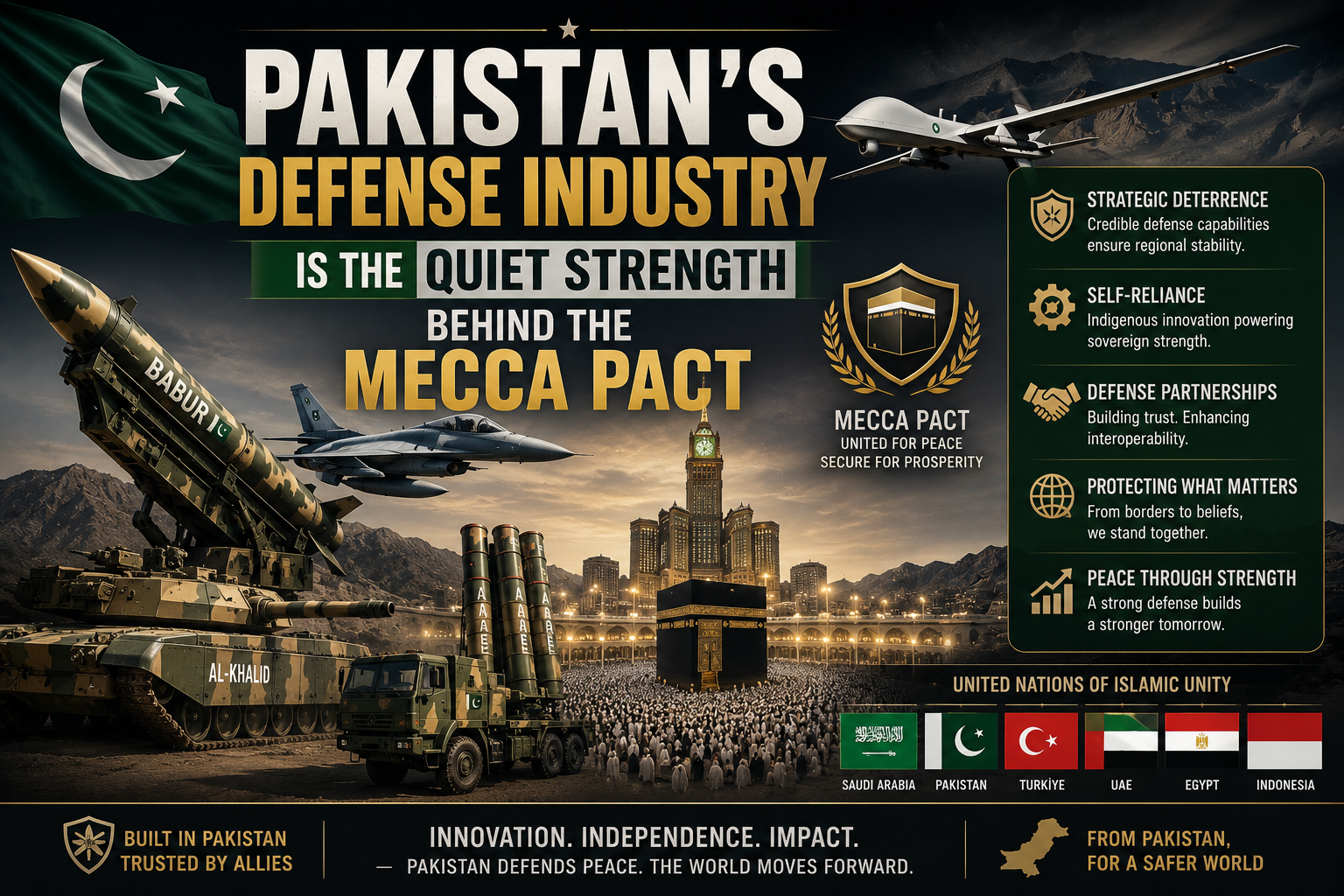 Pakistan’s Defense Industry Is the Quiet Strength Behind the Mecca Pact