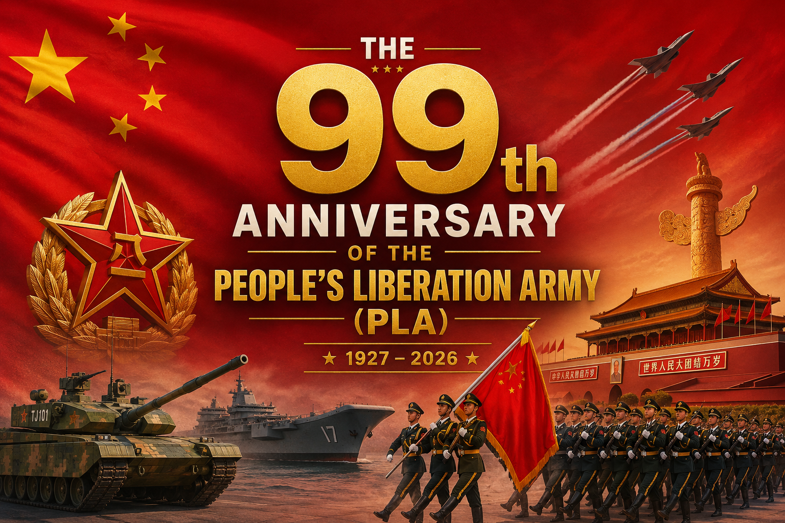 The 99th Anniversary of the PLA
