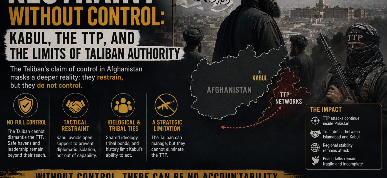 Restraint Without Control: Kabul, the TTP, and the Limits of Taliban Authority
