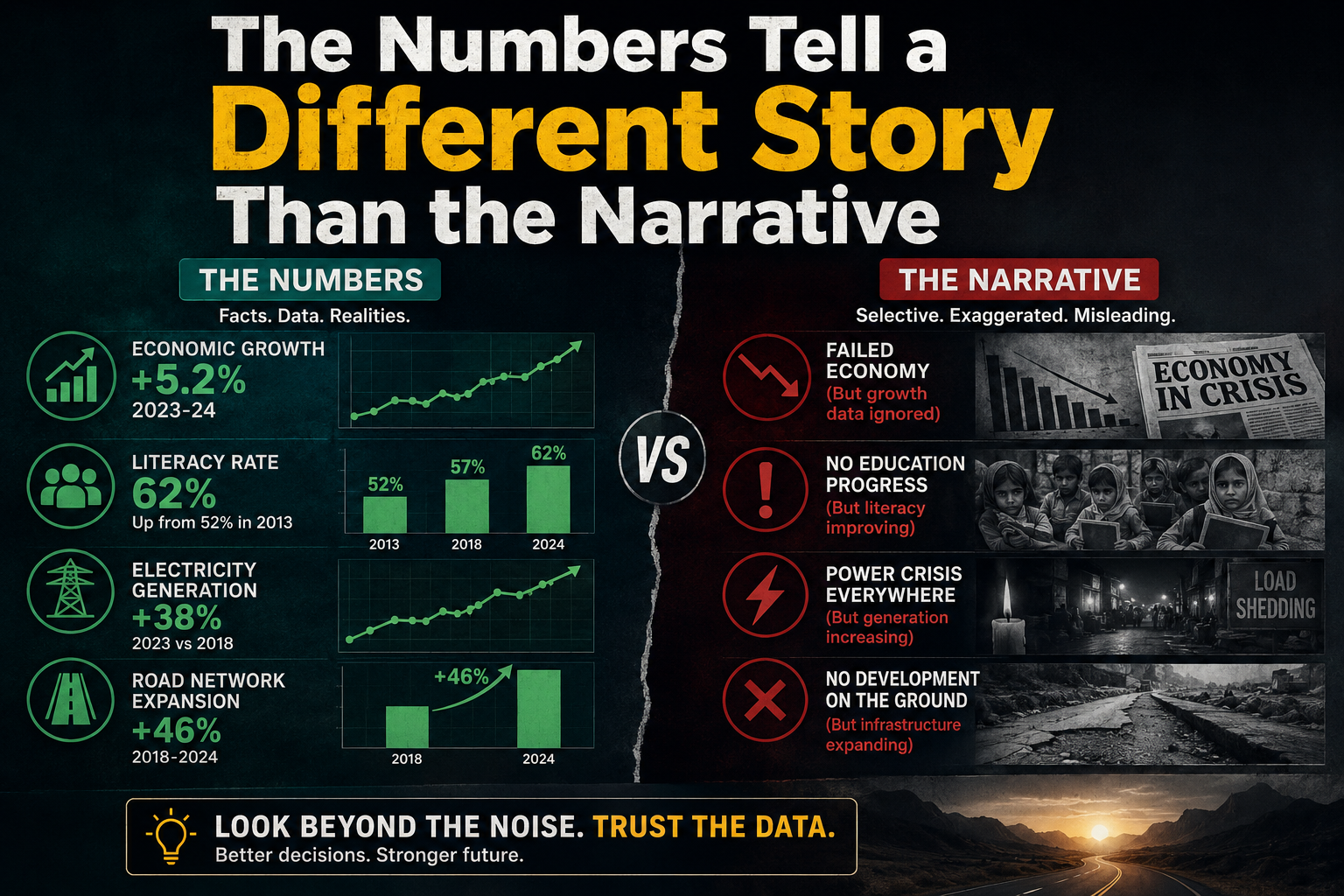 The Numbers Tell a Different Story Than the Narrative The Numbers Tell a Different Story Than the Narrative