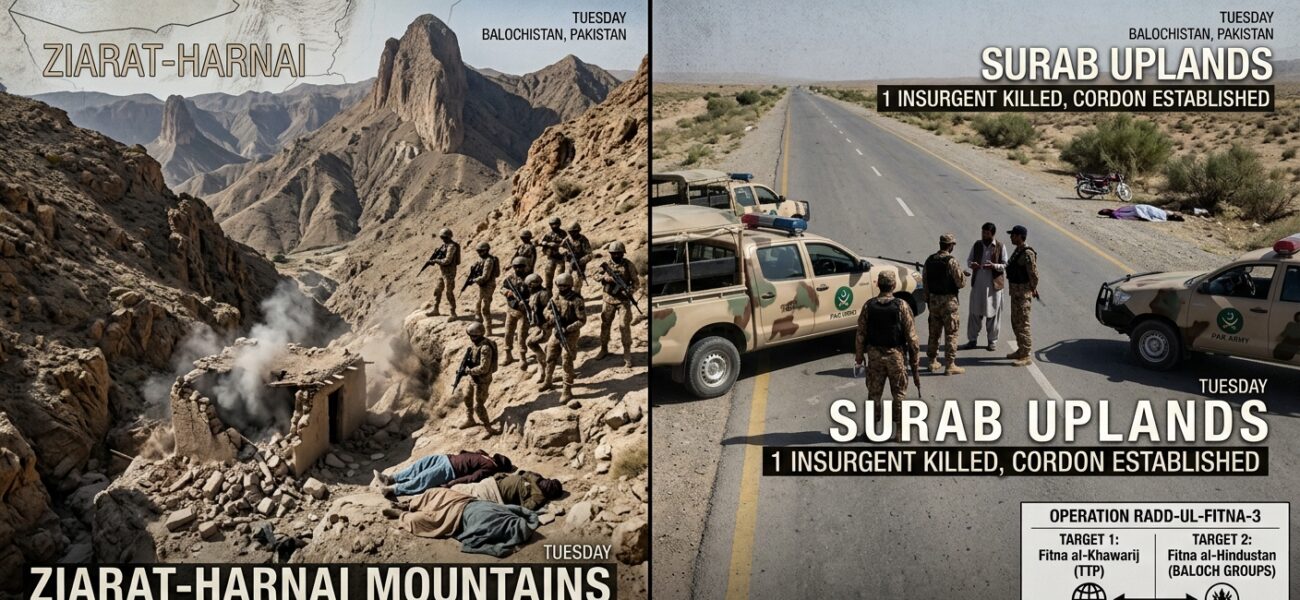 Balochistan Security Operations: 9 Terrorists Killed Across Ziarat, Harnai, and Surab Balochistan Security Operations: 9 Terrorists Killed Across Ziarat, Harnai, and Surab