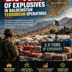 Pakistan Seizes 2.9 Tons of Explosives in Balochistan Operations