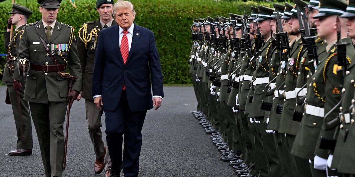 Trump Visits Dublin for Talks, Golf at Irish Open