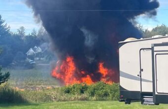 F-16 Jet Crashes in Michigan, Evacuation Ordered in Grand Traverse County