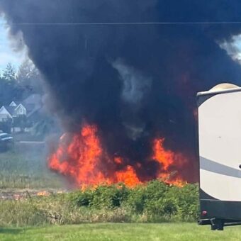 F-16 Jet Crashes in Michigan, Evacuation Ordered in Grand Traverse County