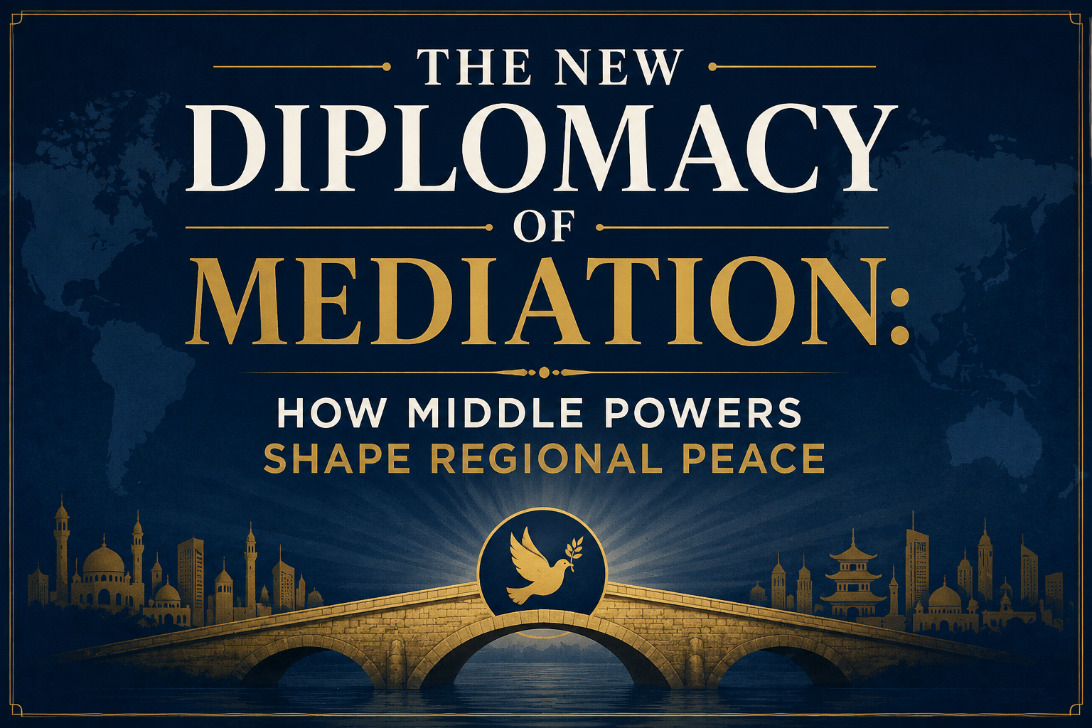 The New Diplomacy of Mediation: How Middle Powers Shape Regional Peace The New Diplomacy of Mediation: How Middle Powers Shape Regional Peace