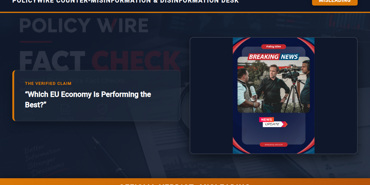 POLICY WIRE FACT CHECK: Which EU Economy Is Performing the Best?