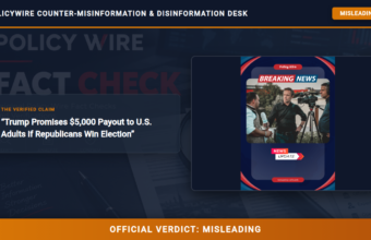 POLICY WIRE FACT CHECK: Trump Promises ,000 Payout to U.S. Adults if Republicans Win Election POLICY WIRE FACT CHECK: Trump Promises ,000 Payout to U.S. Adults if Republicans Win Election