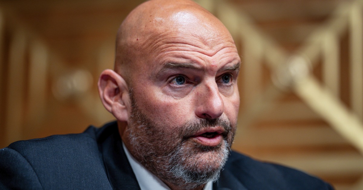 Sen. John Fetterman Makes Unusual Appearance at GOP Convention, Praises Republican Colleague