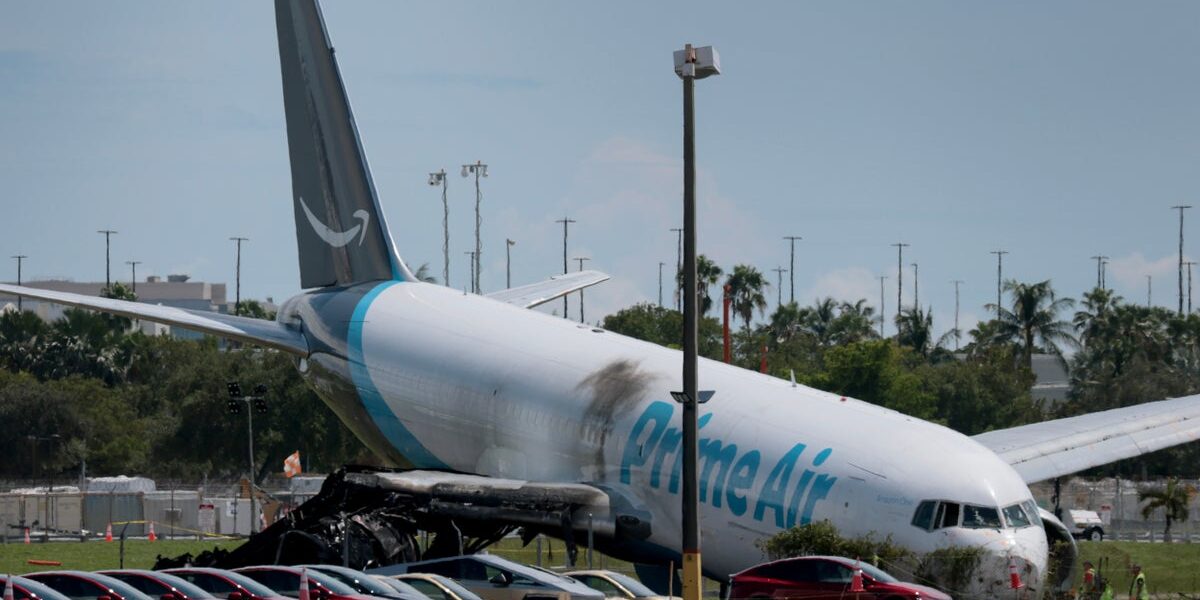Amazon Plane Overshot Miami Runway; Pilot Warned of Excessive Speed, NTSB Says