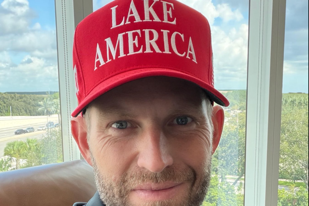 Eric Trump Faces Online Backlash After Posting ‘Lake America’ Hat Photo Eric Trump Faces Online Backlash After Posting ‘Lake America’ Hat Photo