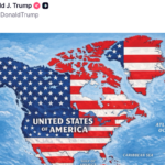Global Backlash Erupts After Trump Shares Map Suggesting U.S. Annexation of North and Central America Global Backlash Erupts After Trump Shares Map Suggesting U.S. Annexation of North and Central America
