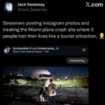 Livestreamer Refuses to Remove Content from Amazon Plane Crash Site in Miami Livestreamer Refuses to Remove Content from Amazon Plane Crash Site in Miami