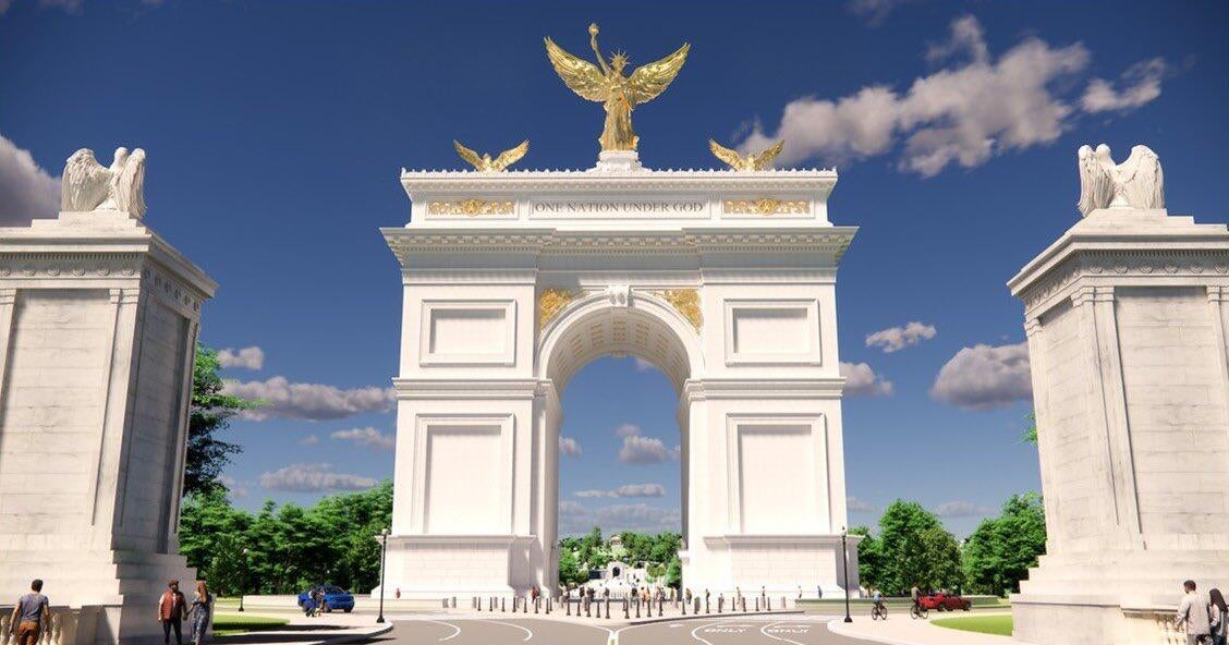 Trump-Backed Triumphal Arch Construction to Begin Near Arlington Cemetery Trump-Backed Triumphal Arch Construction to Begin Near Arlington Cemetery