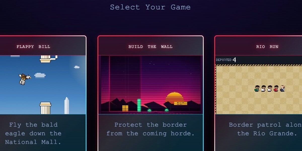 White House Debuts Official Arcade Site Featuring Border Wall and MAHA-Themed Games White House Debuts Official Arcade Site Featuring Border Wall and MAHA-Themed Games