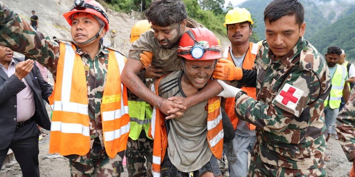 Two Workers Rescued from Nepal Hydropower Tunnel Nine Days After Catastrophic Floods